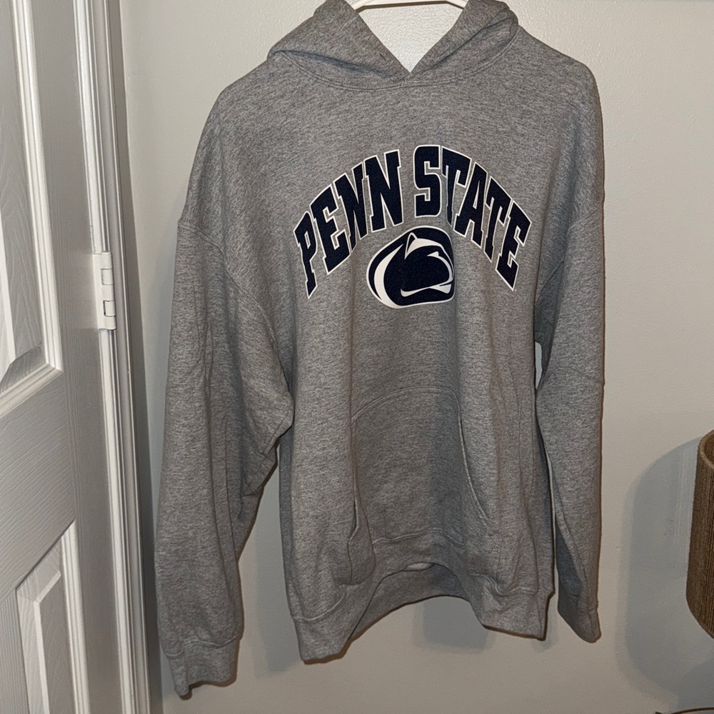 Gray Penn State Hoodie
